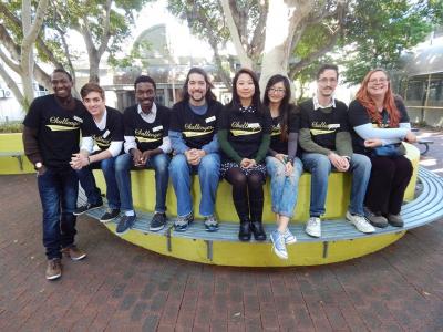 Faye (far right) and the team of international student mentors at Challenger Institute. Photo credit: Faye Hooper