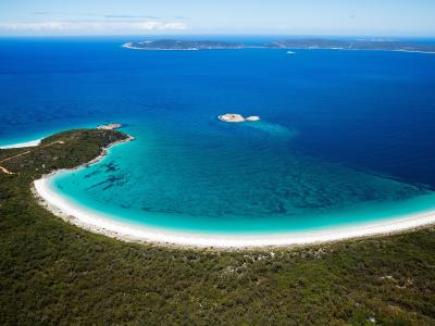 Aerial view of the beach in Albany. Photo credit: City of Albany