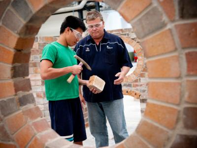 The skills you learn in a trades course are readily transferable and you could work in many places.  Photo credit: SkillsTech Australia