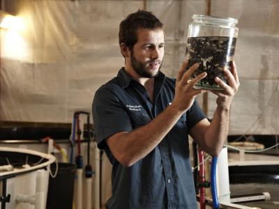 Aquaculture student. Photo credit: TAFE WA